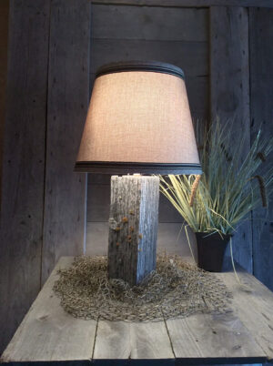Bedroom Farmhouse Lamps Fence Post Weathered