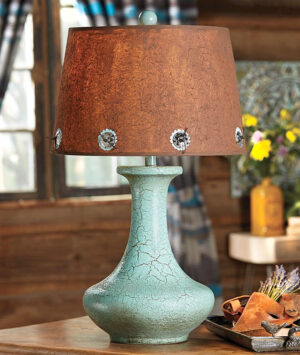 Country Kitchen Table Lamps Turquoise Dining