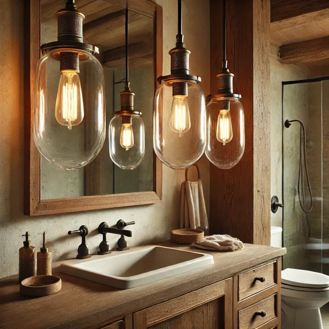 Bathroom With Rustic And Modern - 06