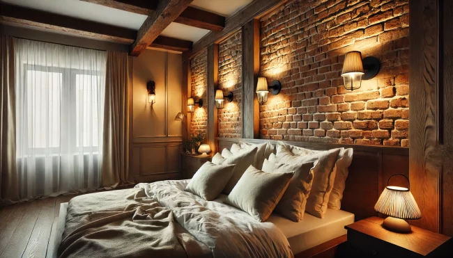 Embrace Bedroom With Rustic Sconces Ideas - 04