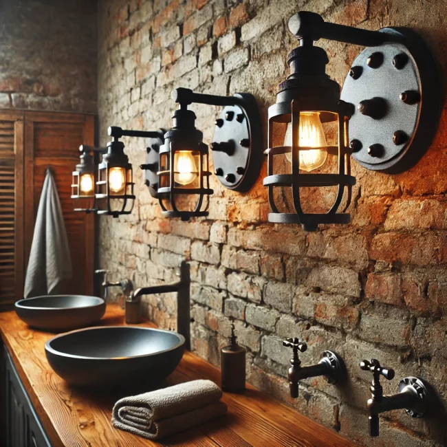 Industrial Bathroom Metal Ideas - 03